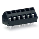 WAGO ELETTRONICA - Morsetto per circuito stampato THR.2,5 mm².Passo pin 5 mm.nero