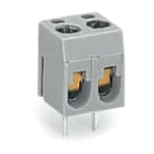 WAGO ELETTRONICA - Morsetto per circuito stampato.2,5 mm².Passo pin 5 mm.grigio 237-102