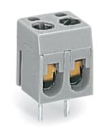 WAGO ELETTRONICA - Morsetto per circuito stampato.2,5 mm².Passo pin 5 mm.grigio