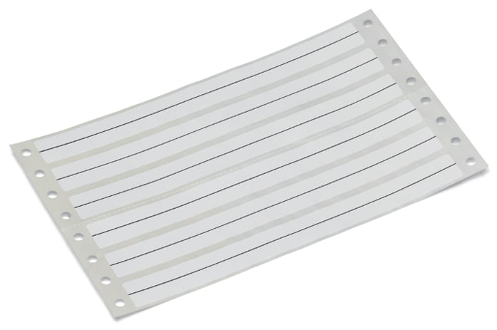 WAGO ELETTRONICA - Strisce di marcatura.adesivo permanente.bianco