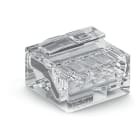 WAGO ELETTRONICA - Connettori per scatole di derivazione MICRO PUSH WIRE®.per conduttori rigidi.Ø max. 0,5 mm.trasparente 243-144