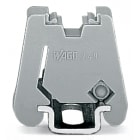 WAGO ELETTRONICA - Blocchetto terminale senza vite.larghezza 6 mm.per marcatori WMB.grigio