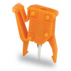WAGO ELETTRONICA - Adattatore spina di prova.adatto per morsetti per circuito stampato delle serie 255, 256, 257.1 polo.arancione 249-111