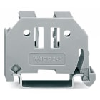 WAGO ELETTRONICA - Blocchetto terminale senza vite.larghezza 10 mm.per guida DIN 35 x 15 e 35 x 7,5.grigio