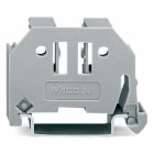 WAGO ELETTRONICA - Blocchetto terminale senza vite.larghezza 10 mm.per guida DIN 35 x 15 e 35 x 7,5.grigio