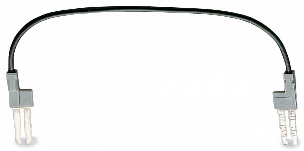 WAGO ELETTRONICA - Ponticello a filo a innesto.isolato.lunghezza 60 mm.nero