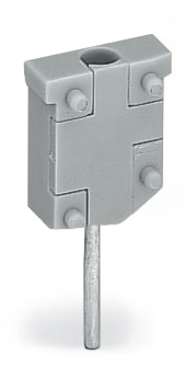 WAGO ELETTRONICA - Modulo di test a innesto.senza dispositivo di fissaggio.modulare.grigio