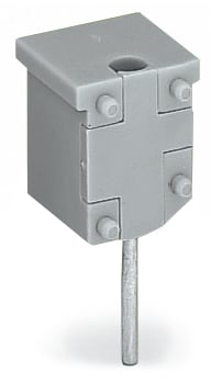 WAGO ELETTRONICA - Modulo di test a innesto.senza dispositivo di fissaggio.modulare.grigio