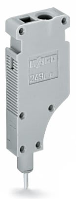 WAGO ELETTRONICA - Moduli terminali tipo L.modulare.con pin di contatto rigido.grigio