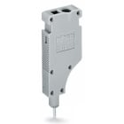 WAGO ELETTRONICA - Moduli terminali tipo L.modulare.con pin di contatto rigido.grigio