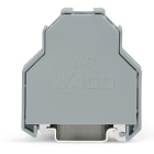 WAGO ELETTRONICA - Blocchetto terminale senza vite.larghezza 14 mm.per guida DIN 35 x 15 e 35 x 7,5.grigio