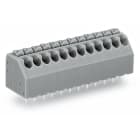 WAGO ELETTRONICA - Morsetto per circuito stampato.pulsante.1,5 mm².grigio