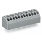 WAGO ELETTRONICA - Morsetto per circuito stampato.pulsante.1,5 mm².grigio