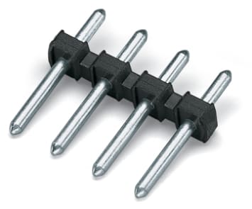 WAGO ELETTRONICA - Connettore maschio THT.Passo pin 3,5 mm.4 poli.nero