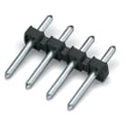 WAGO ELETTRONICA - Connettore maschio THT.Passo pin 3,5 mm.4 poli.nero