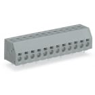 WAGO ELETTRONICA - Morsetto per circuito stampato per 2 conduttori.1,5 mm².Passo pin 5 mm.grigio