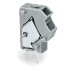 WAGO ELETTRONICA - Morsetto per circuito stampato per 2 conduttori sovrapponibile.0,75 mm².Passo pin 5/5,08 mm.grigio