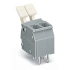 WAGO ELETTRONICA - Morsetto per circuito stampato.leve azionate a mano.2,5 mm².grigio