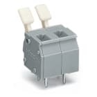 WAGO ELETTRONICA - Morsetto per circuito stampato.leve azionate a mano.2,5 mm².grigio
