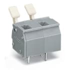 WAGO ELETTRONICA - Morsetto per circuito stampato.leve azionate a mano.2,5 mm².grigio