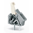 WAGO ELETTRONICA - Morsetto per circuito stampato sovrapponibile.pulsante.2,5 mm².grigio 256-401