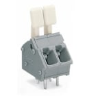 WAGO ELETTRONICA - Morsetto per circuito stampato.leve azionate a mano.2,5 mm².grigio
