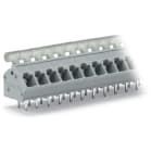WAGO ELETTRONICA - Morsetto per circuito stampato.pulsante.2,5 mm².grigio 256-410/334-000