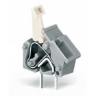 WAGO ELETTRONICA - Morsetto per circuito stampato sovrapponibile.pulsante.2,5 mm².grigio 256-501