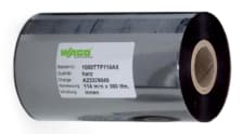 WAGO ELETTRONICA - Nastro inchiostratore per stampante a trasferimento termico.per TP 298/TP 343.per etichette di poliestere.nero 258-150
