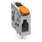 WAGO ELETTRONICA - Morsetto per circuito stampato.leva.4 mm².grigio 2604-1101