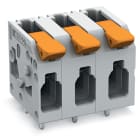 WAGO ELETTRONICA - Morsetto per circuito stampato.leva.4 mm².grigio