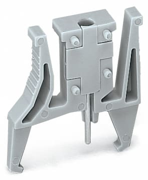 WAGO ELETTRONICA - Modulo di test a innesto.con fermi di bloccaggio.modulare.grigio 261-404