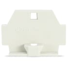 WAGO ELETTRONICA - Piastra terminale.con flangia di fissaggio.grigio chiaro
