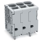 WAGO ELETTRONICA - Morsetto per circuito stampato.6 mm².Passo pin 7,5 mm.grigio