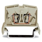 WAGO ELETTRONICA - Morsetto miniaturizzato passante per 2 conduttori.2,5 mm².con opzione per prova.grigio chiaro 264-125