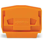 WAGO ELETTRONICA - Piastra terminale e intermedia.spessore 4 mm.arancione 264-369