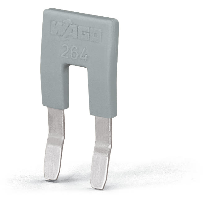 WAGO ELETTRONICA - Ponticello.per ingresso del conduttore.2 poli.grigio
