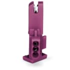 WAGO ELETTRONICA - Modulo presa.senza contatto di terra.1 polo.viola