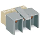 WAGO ELETTRONICA - Connettore per alimentazione.senza contatto di terra.senza pulsanti.bianco/grigio 272-403/272-489
