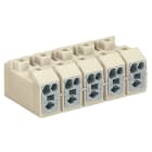 WAGO ELETTRONICA - Connettore per alimentazione.senza pulsanti.senza piedi di fissaggio a scatto.bianco 272-585