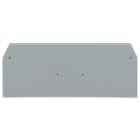 WAGO ELETTRONICA - Piastra terminale e intermedia.spessore 2 mm.grigio 279-308