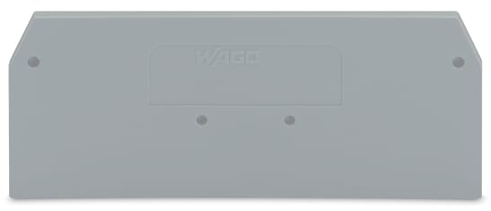 WAGO ELETTRONICA - Piastra terminale e intermedia.spessore 2 mm.grigio