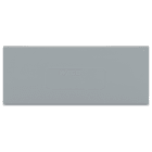 WAGO ELETTRONICA - Piastra di separazione.spessore 2 mm.sporgente.grigio