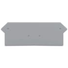 WAGO ELETTRONICA - Piastra terminale e intermedia.spessore 2 mm.grigio 279-316