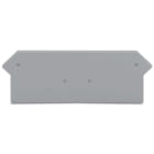WAGO ELETTRONICA - Piastra terminale e intermedia.spessore 2 mm.grigio
