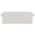 WAGO ELETTRONICA - Piastra terminale e intermedia.spessore 2 mm.grigio chiaro 279-318