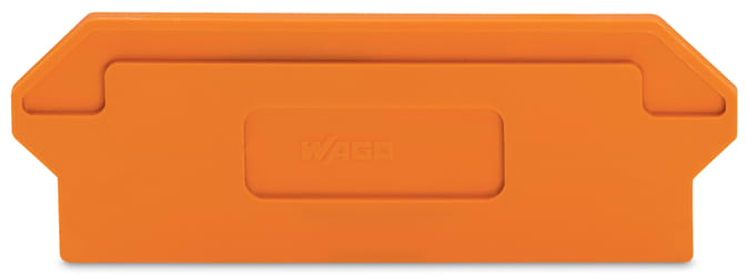 WAGO ELETTRONICA - Piastra di separazione.spessore 2 mm.sporgente.arancione 279-327