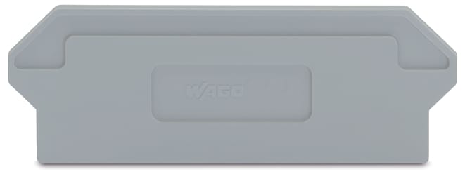 WAGO ELETTRONICA - Piastra di separazione.spessore 2 mm.sporgente.grigio