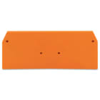 WAGO ELETTRONICA - Piastra terminale e intermedia.spessore 2 mm.arancione