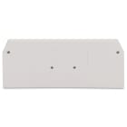 WAGO ELETTRONICA - Piastra terminale e intermedia.spessore 2 mm.grigio chiaro